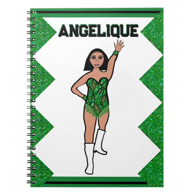 Dancer Green  Fringe Notebook # 2 (Front)