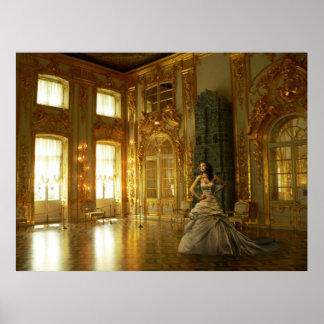 Dancer in Ballroom Poster