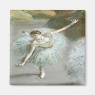 Dancer in Green by Edgar Degas Magnet