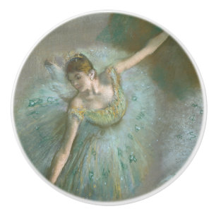 Dancer in Green Edgar Degas Ceramic Knob