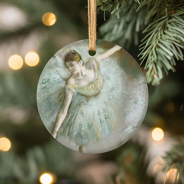 Dancer in Green | Edgar Degas Ceramic Tree Decoration (Creator Uploaded)