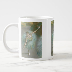 Dancer in Green Edgar Degas Large Coffee Mug