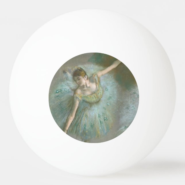 Dancer in Green Edgar Degas Ping Pong Ball (Front)