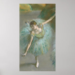 Dancer in Green Edgar Degas Poster