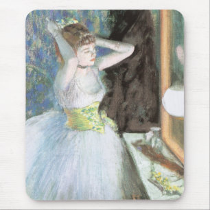 Dancer in Her Dressing Room by Edgar Degas Mouse Mat