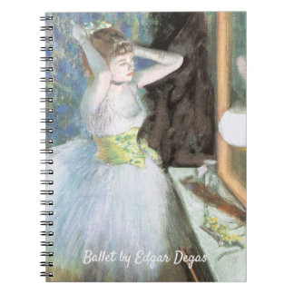 Dancer in Her Dressing Room by Edgar Degas Notebook