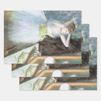 Dancer in Her Dressing Room by Edgar Degas Wrapping Paper Sheet