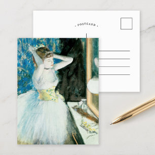 Dancer in Her Dressing Room   Edgar Degas Postcard