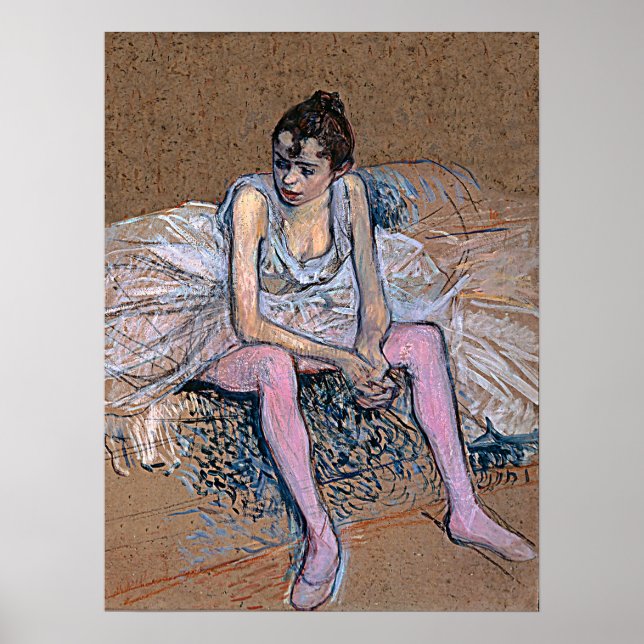 Dancer in Pink Tights Poster (Front)