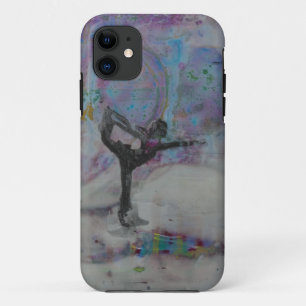 Dancer In The Snow Yoga Girl iPhone 11 Case