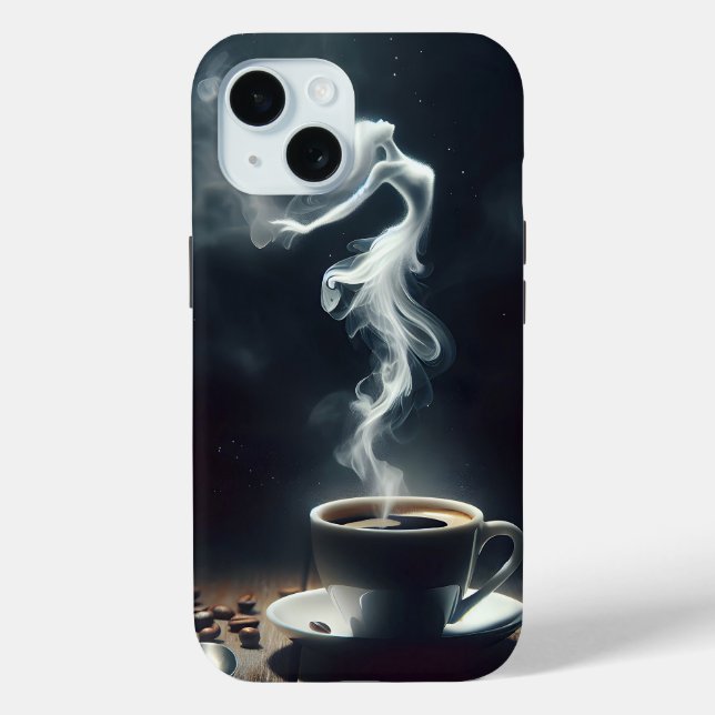 Dancer In Vapour In Coffee Case-Mate iPhone Case (Back)