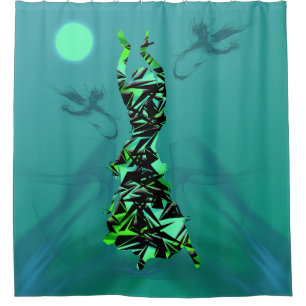 Dancer *Jinx* Shower Curtain