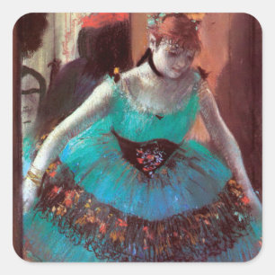 Dancer Leaving Her Dressing Room by Degas Square Sticker