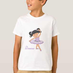 Dancer-Little Ballerina in Tutu T-Shirt