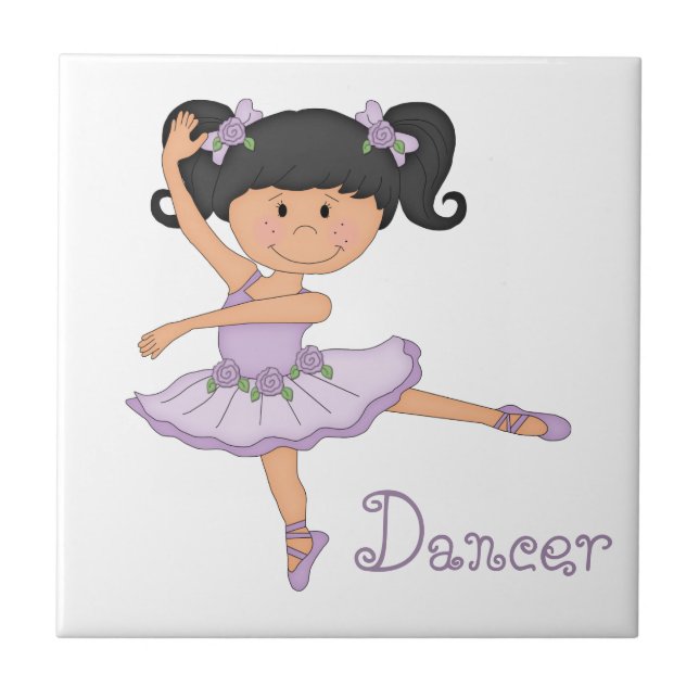 Dancer-Little Ballerina Tile (Front)