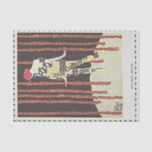 Dancer Miss Olga George by Koloman Moser Tissue Paper