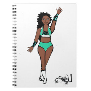 Dancer Notebook Mint / White/ Black