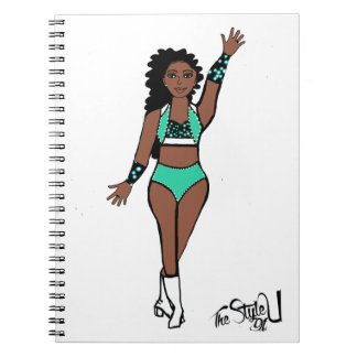 Dancer Notebook Mint / White/ Black