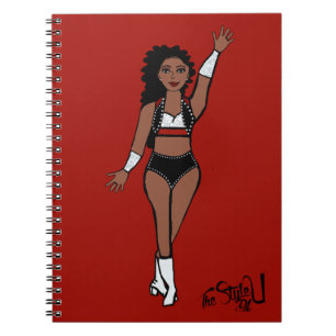 Dancer Notebook Red / Black / White
