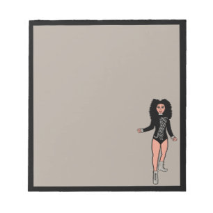 Dancer Notepad Black / Silver B 2