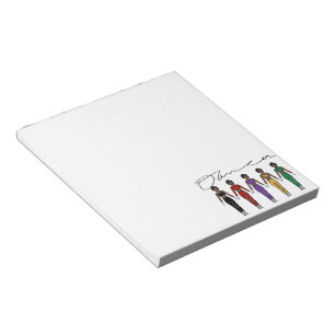 Dancer  Notepad Multi Colours