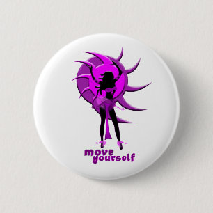 Dancer *Onca* 6 Cm Round Badge
