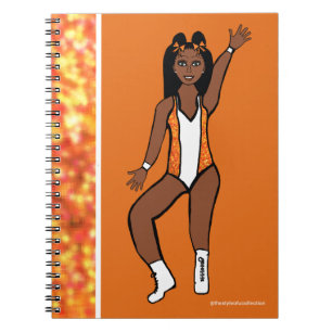 Dancer  Orange Spark Notebook #1