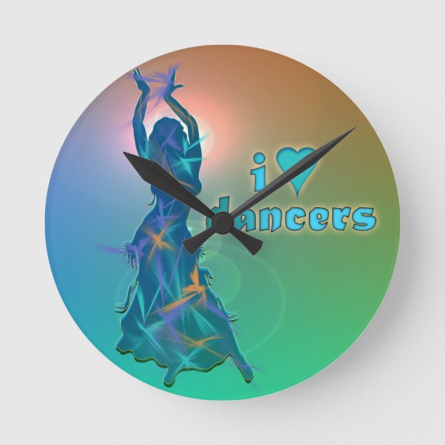Dancer *Pheja* Round Clock (Front)