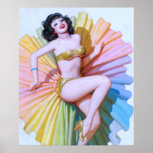 Dancer Pin Up Poster