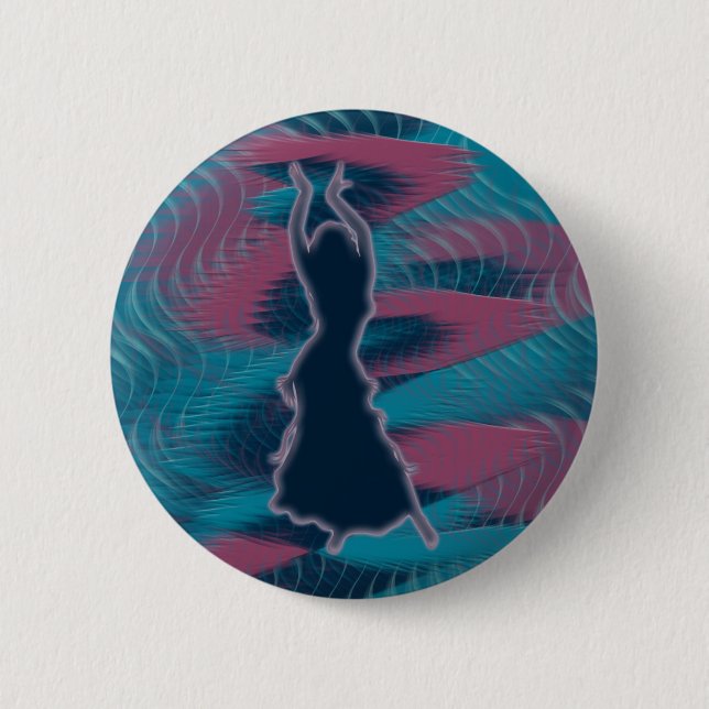 Dancer *Porcha* 6 Cm Round Badge (Front)