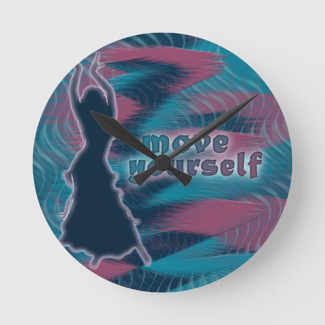 Dancer *Porcha* Round Clock (Front)