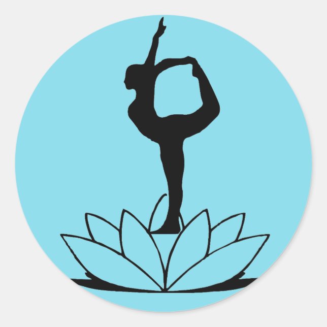 Dancer Pose - Yoga Sticker (Front)