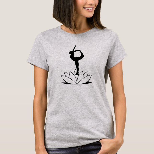 Dancer Pose - Yoga T Shirt Women (Front)