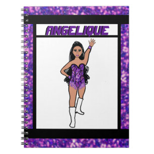 Dancer Purple Fringe Notebook #2