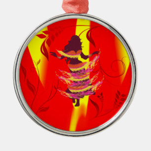 Dancer *Rayjii* Metal Tree Decoration