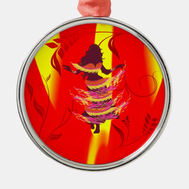 Dancer *Rayjii* Metal Tree Decoration (Front)