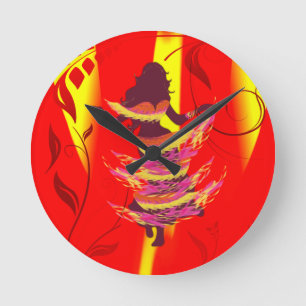 Dancer *Rayjii* Round Clock