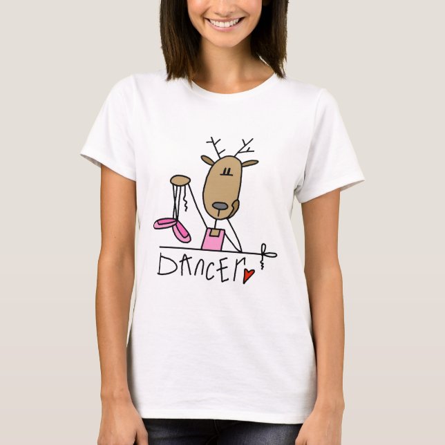 Dancer Reindeer Tshirts and Gifts (Front)