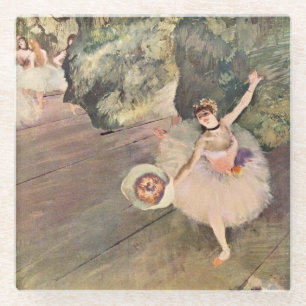 Dancer / Star of the Ballet - Degas Painting Glass Coaster