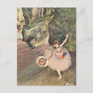 Dancer / Star of the Ballet - Degas Painting Postcard