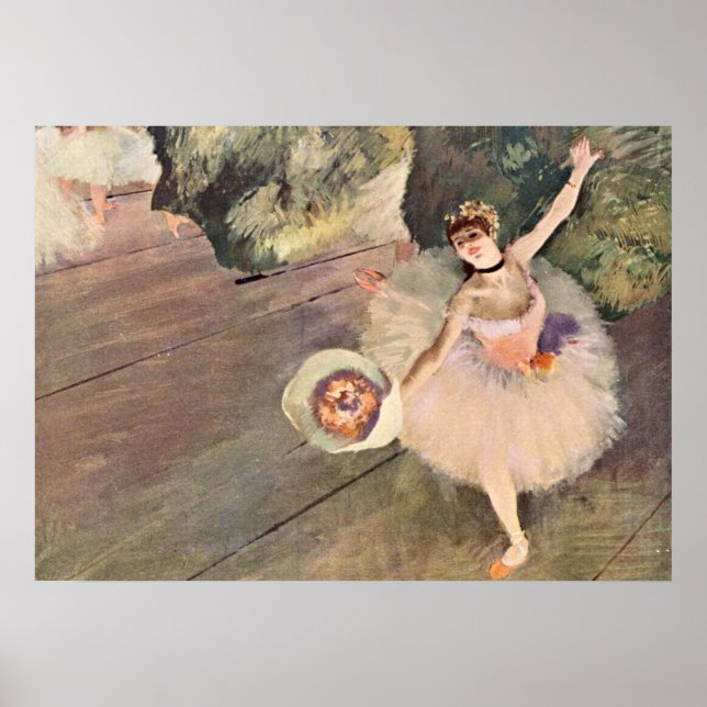 Dancer / Star of the Ballet - Degas Painting Poster (Front)