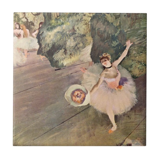 Dancer / Star of the Ballet - Degas Painting Tile (Front)