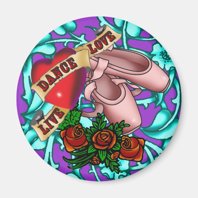 Dancer Tattoo Magnet (Front)