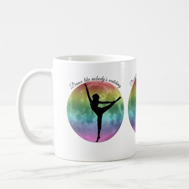 Dancer tee shirt "Rainbow moon dancer" Coffee Mug (Left)