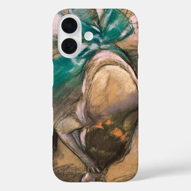 Dancer Tying Her Ribbons by Edgar Degas Case-Mate iPhone Case (Back)