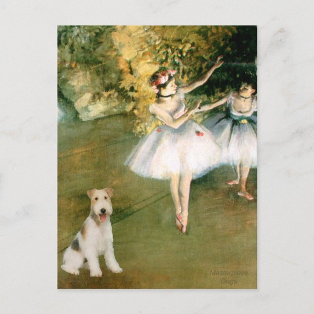 Dancer - Wire Fox Terrier #1 Postcard (Front)