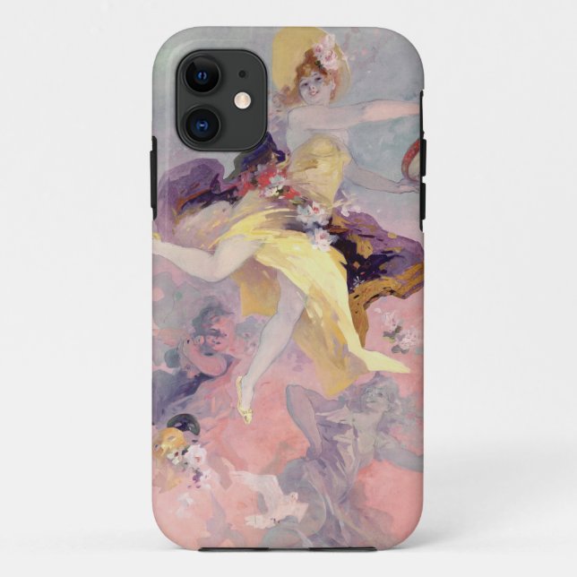 Dancer with a Basque Tambourine Case-Mate iPhone Case (Back)