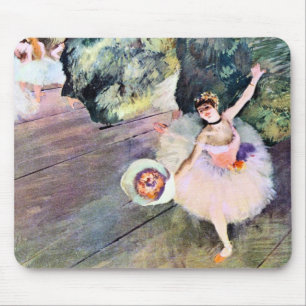 Dancer with a Bouquet of Flowers by Edgar Degas Mouse Mat