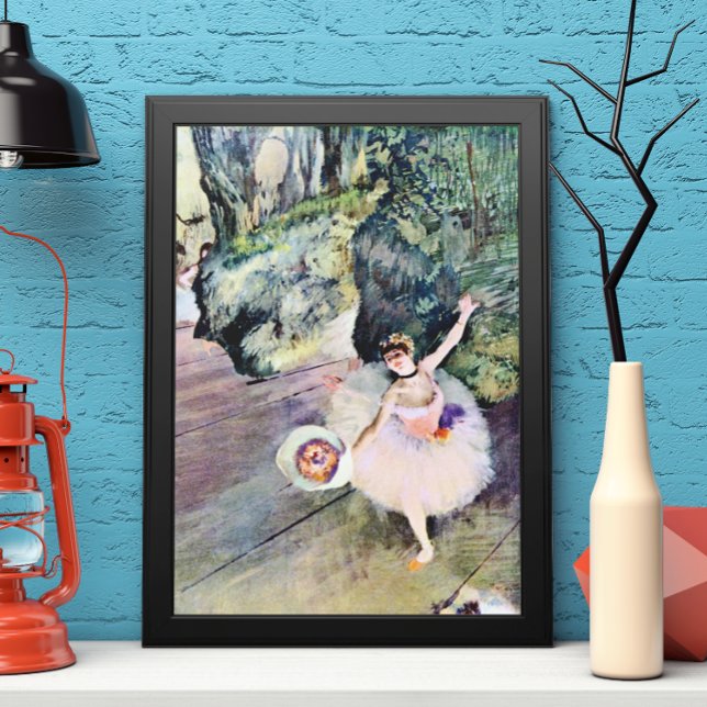 Dancer with a Bouquet of Flowers by Edgar Degas Poster (Creator Uploaded)