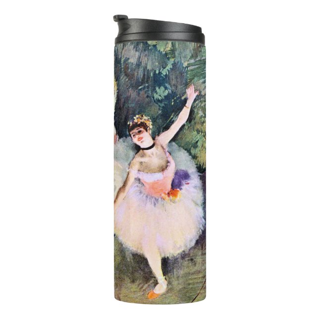 Dancer with a Bouquet of Flowers by Edgar Degas Thermal Tumbler (Rotated Right)